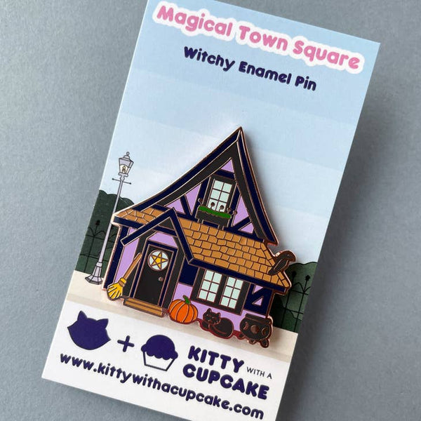 Yarnie Dream House Enamel Pin and Charm Set – Kitty With A Cupcake