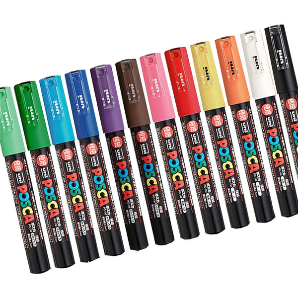 UNI-POSCA PC-1M Extra Fine Tip paint pens