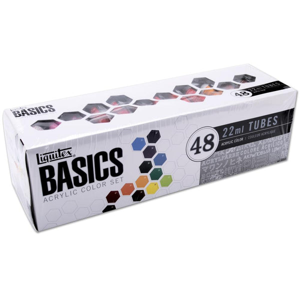 Liquitex Basics Acrylic Paint Set of 48 22ml