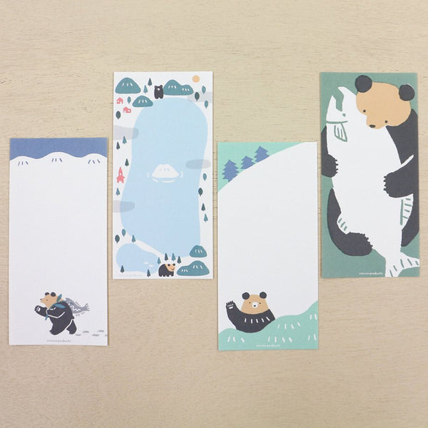Bear Letter Pad Masao Takahata