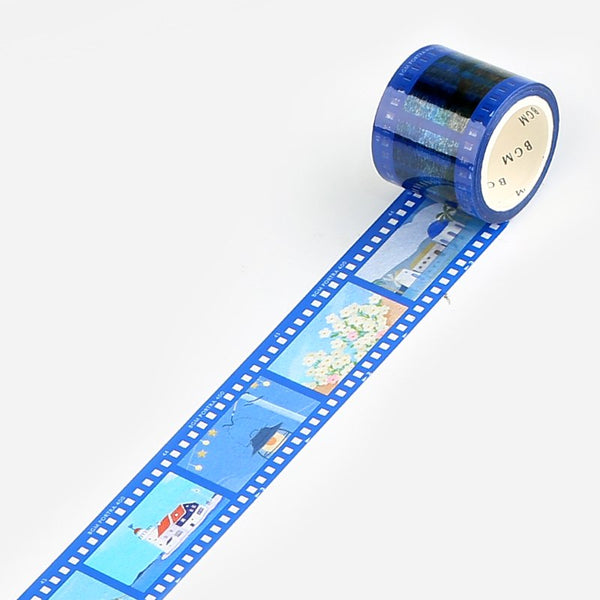 Green Film Washi Tape Clear BGM