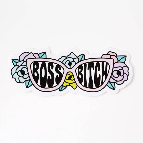 Boss Bitch Lips Sticker