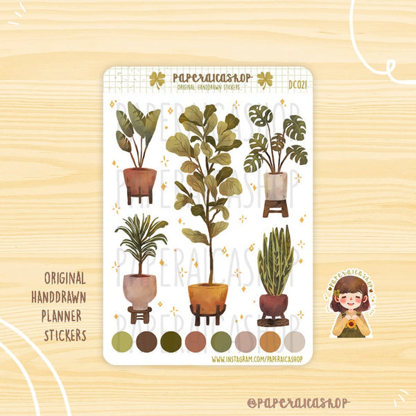 House Plants Sticker Sheet