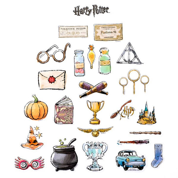 Harry Potter Vinyl Sticker Set 9 Stickers Included 