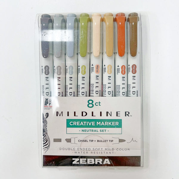 Zebra Pen Mildliner, Double Ended Highlighter, Broad and Fine Tips, 15 Pack