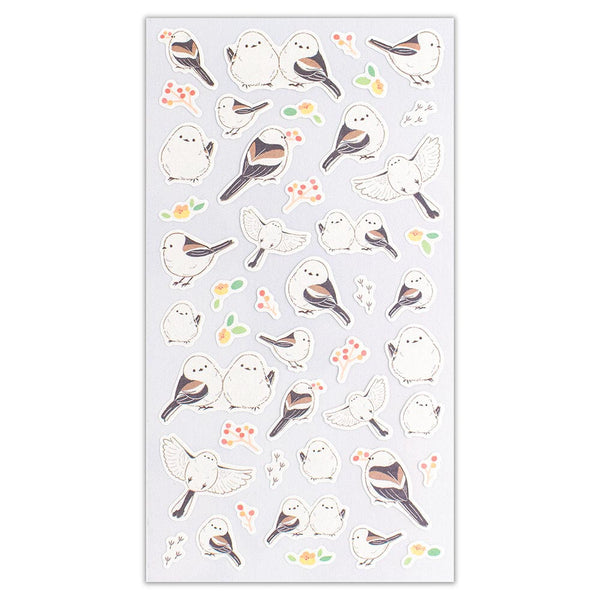 Bird sticker sheet - great stickers from various birds