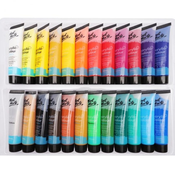 Acrylic Colour Pastel Paint Set Signature, Creamy Pastel Acrylic Paint Set,  Good Coverage, Semi-Matte Finish, Ideal for Most Art and Craft Surfaces.