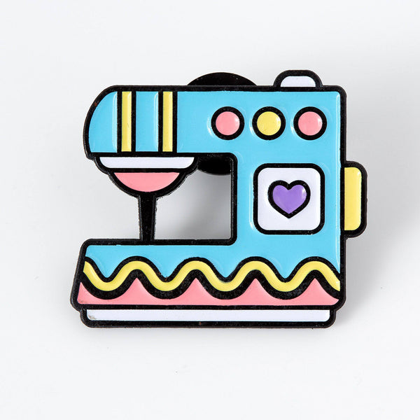 Sewing Machine Enamel Pin