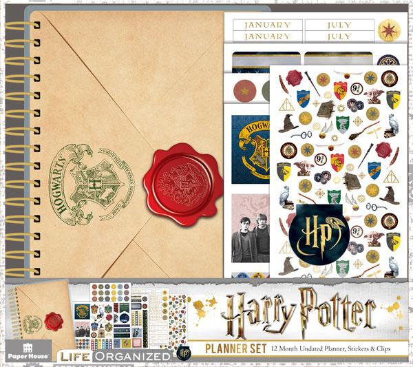 Agenda Diária Mini 2024 Warner Harry Potter Charms Spiral - PT 1