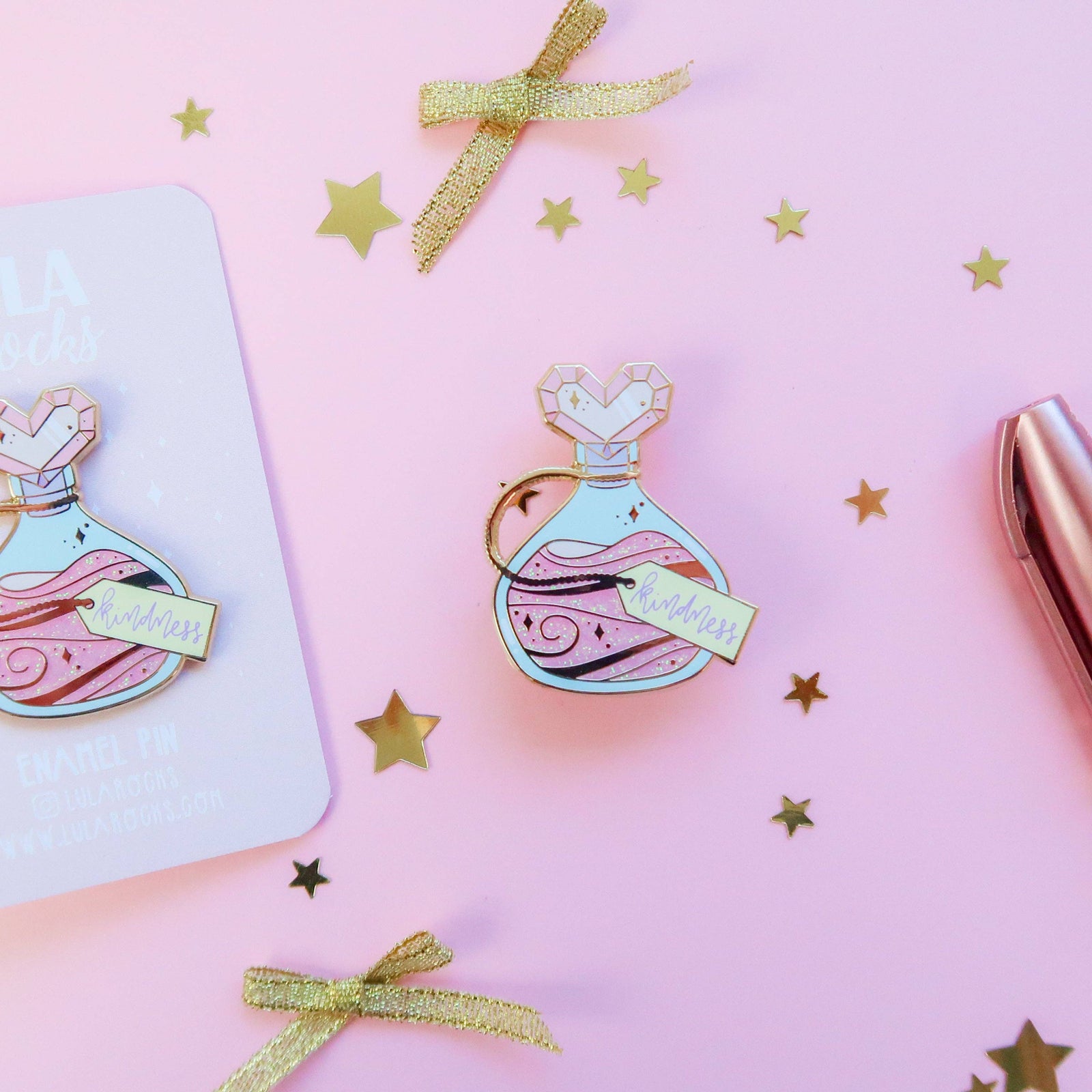 Lula Rocks Washi Tape & Enamel Pin at Little Craft Place