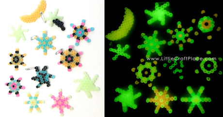 Glow-In-The-Dark Perler Fused Bead for Girl Scouts Swaps