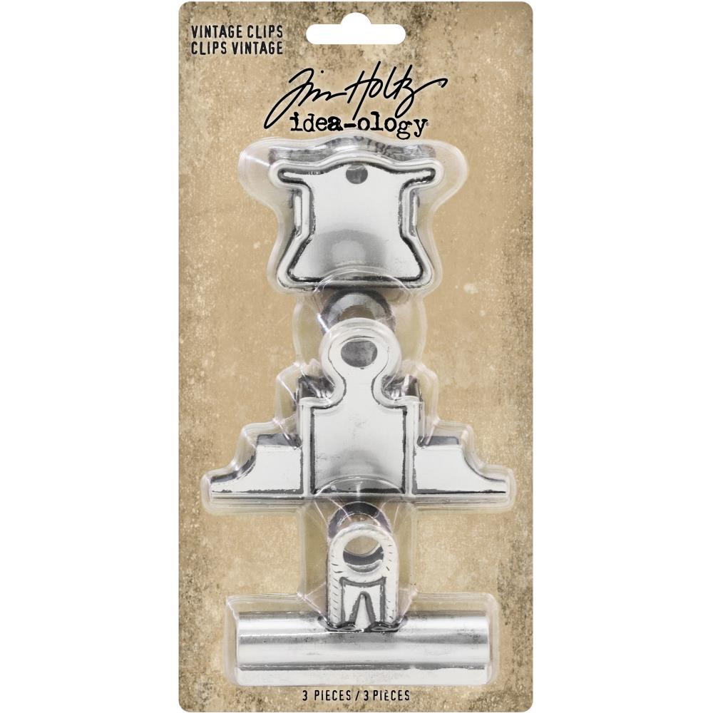 Idea-Ology Metal Vintage Clips 3/Pkg