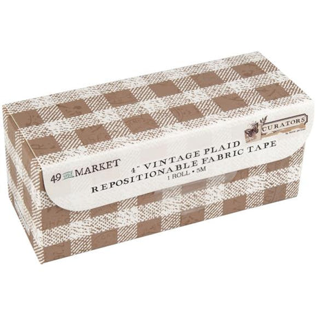 Vintage Plaid Fabric Tape