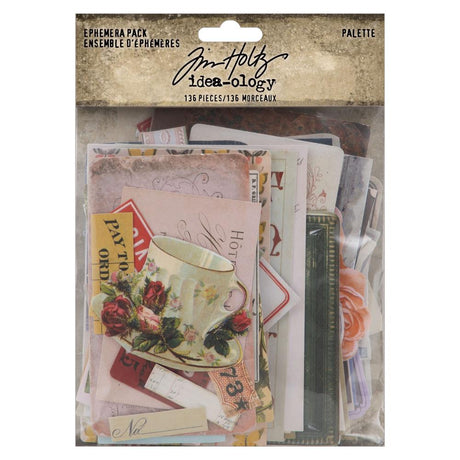 Palette Tiny Die-Cuts Ephemera Pack 136/Pkg