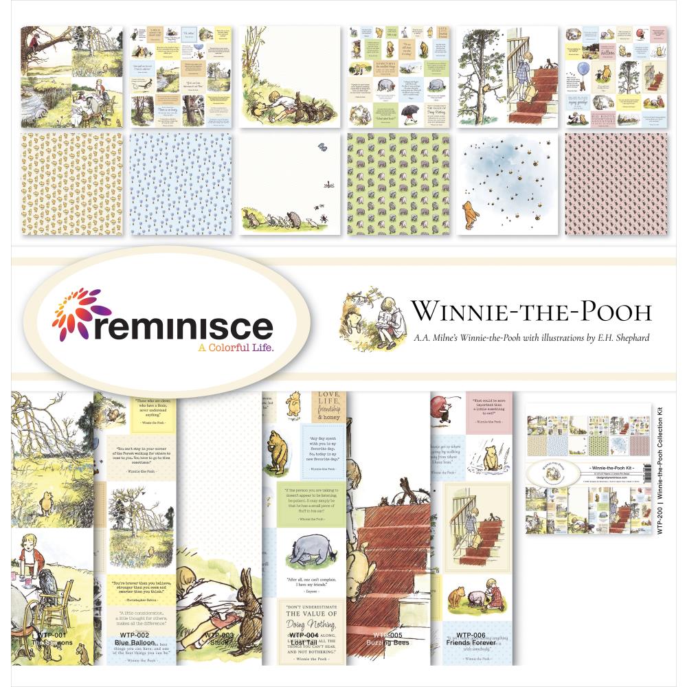 Kit de colección Reminisce de 12" x 12" - Winnie The Pooh