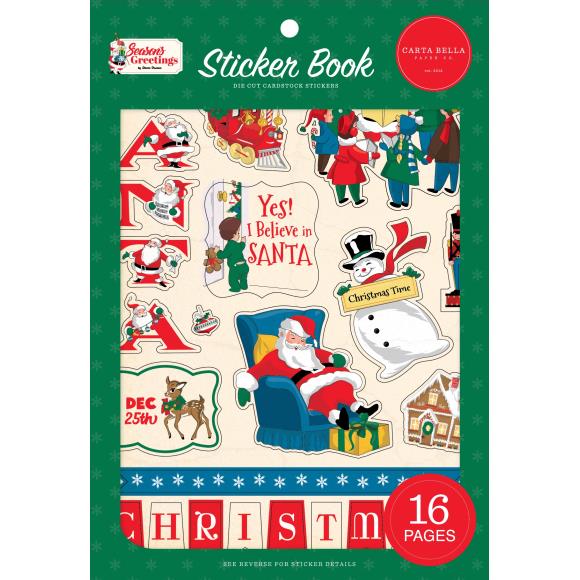 Season's Greetings Sticker Book