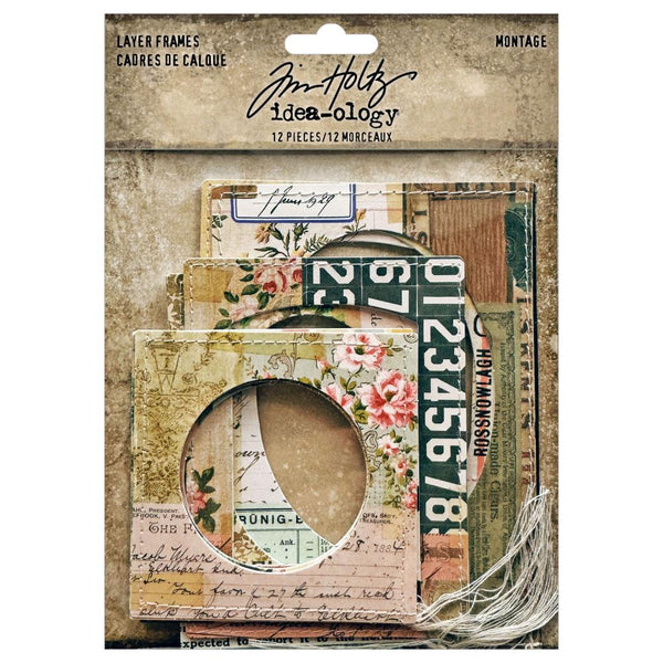 Montaje de marcos en capas de Tim Holtz Idea-ology