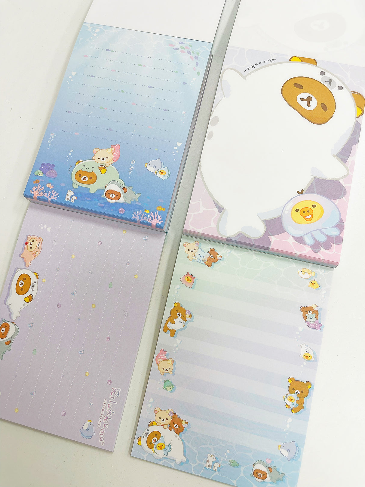 Libreta de notas tamaño A6 con diseño de Rilakkuma para fiestas de disfraces en el océano 