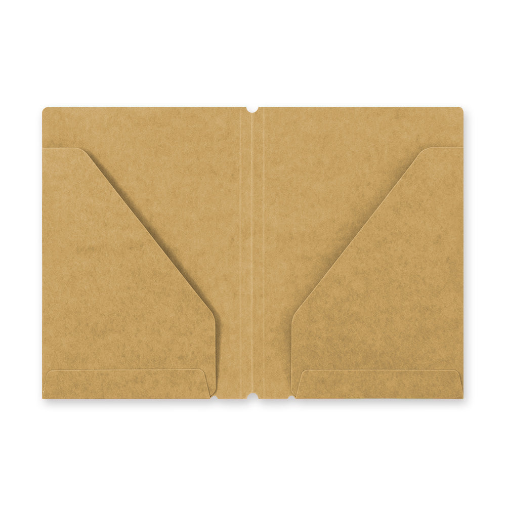 Cuaderno de viaje 010 Carpeta de papel Kraft (tamaño pasaporte)