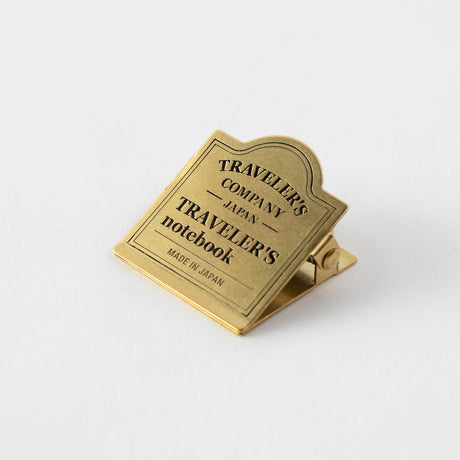 Traveler's Company 030 Brass Clip TRC Logo