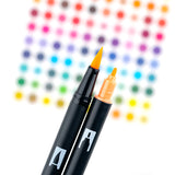 Dual Brush Pen Art Markers, Just Peachy, 6-Pack