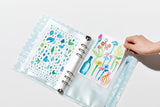 OTONA Sticker File Binder Type Blue A5