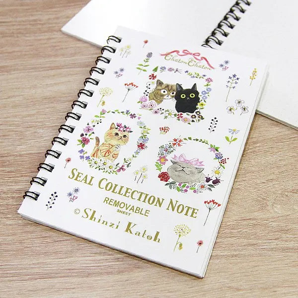 Chaton Chaton Sticker Album Shinzi Katoh Design