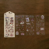 IRIDE Rose PET Sticker - 3 sheets