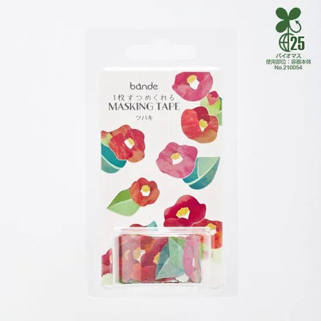 Camellia Washi Roll Sticker Bande