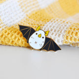 Honduran White Bat Enamel Pin