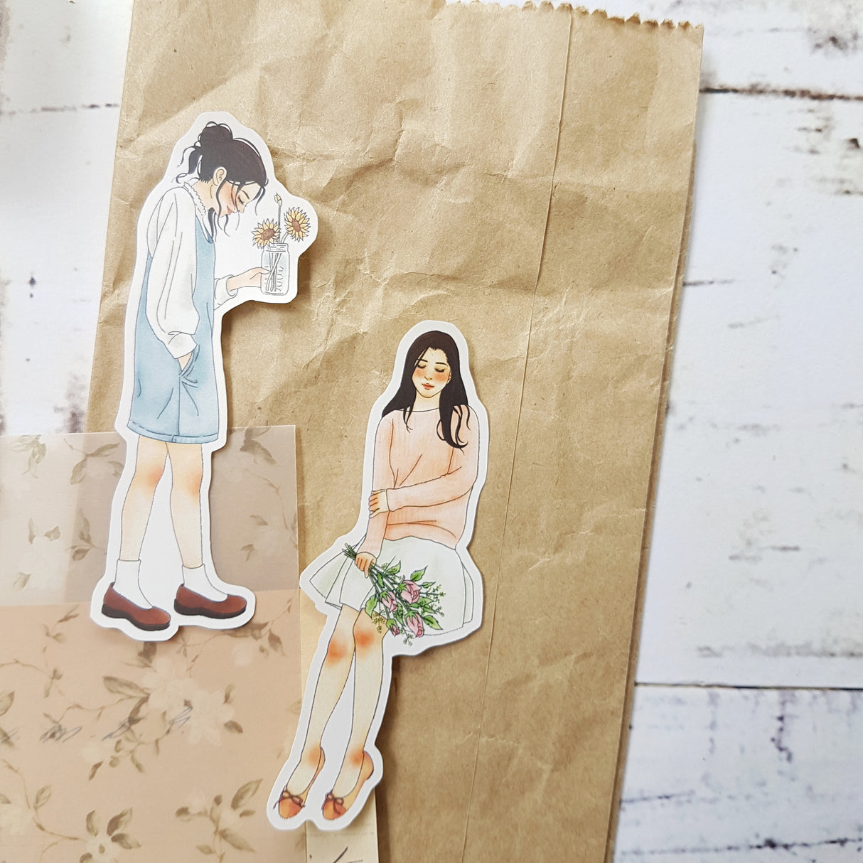 Love Story Girls stickers in tin Windry Ramadhina