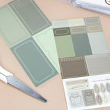 Wearingeul Transparent Color Chart Card Binder