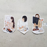 Listeninda x Windry Ramadhina - Hello stickers in tin