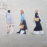 Listeninda x Windry Ramadhina - Hello Girls stickers in tin