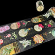 CoraCreaCrafts Floral Nostalgia Transparent PET Tape