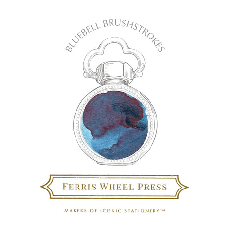 Ferris Wheel Press 38ml Bluebell Brushstrokes Ink