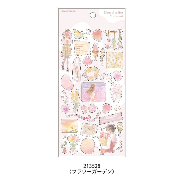 Flower Garden Tracing Sticker Mon Atelier