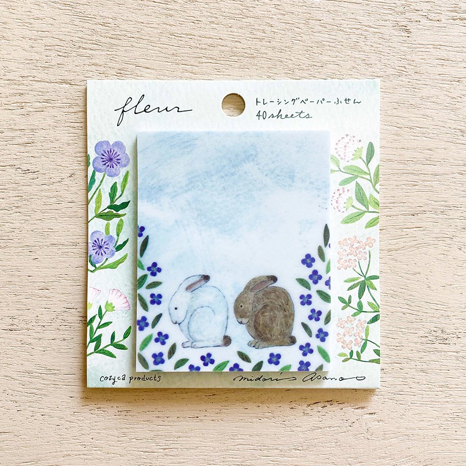 Midori Asano Fleur Tracing Sticky Notes