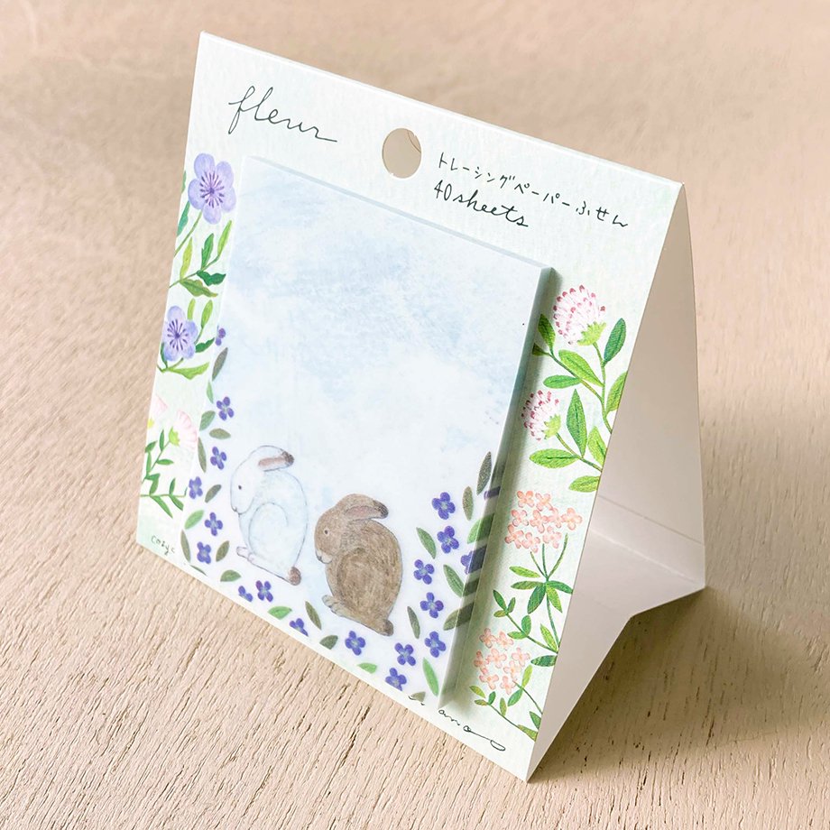 Midori Asano Fleur Tracing Sticky Notes