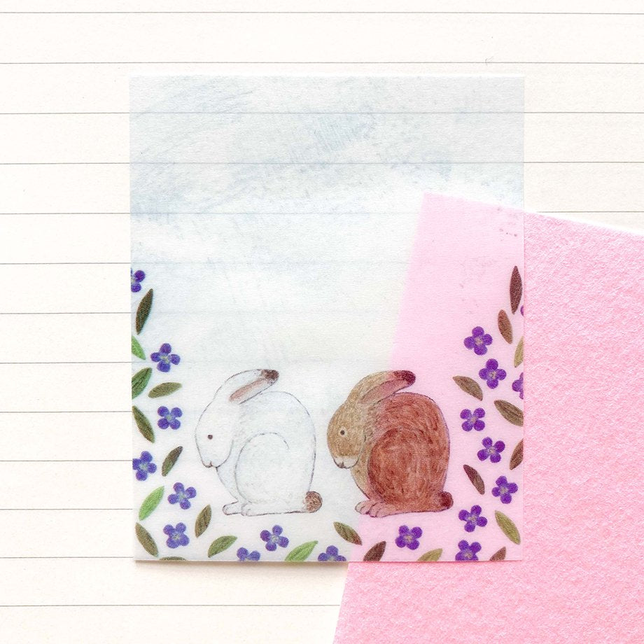 Midori Asano Fleur Tracing Sticky Notes