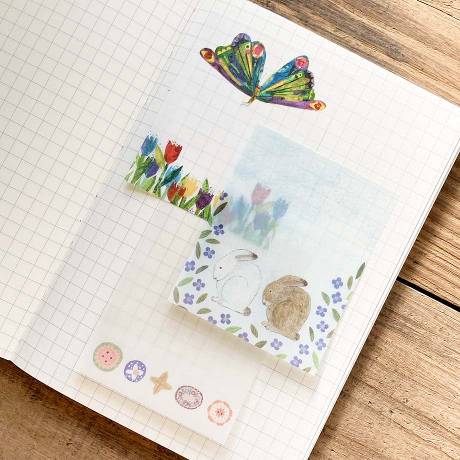 The Very Hungry Caterpillar Butterfly Tracing Sticky Notes