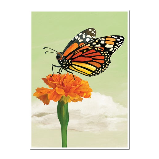 Monarch Butterfly Birthday Card