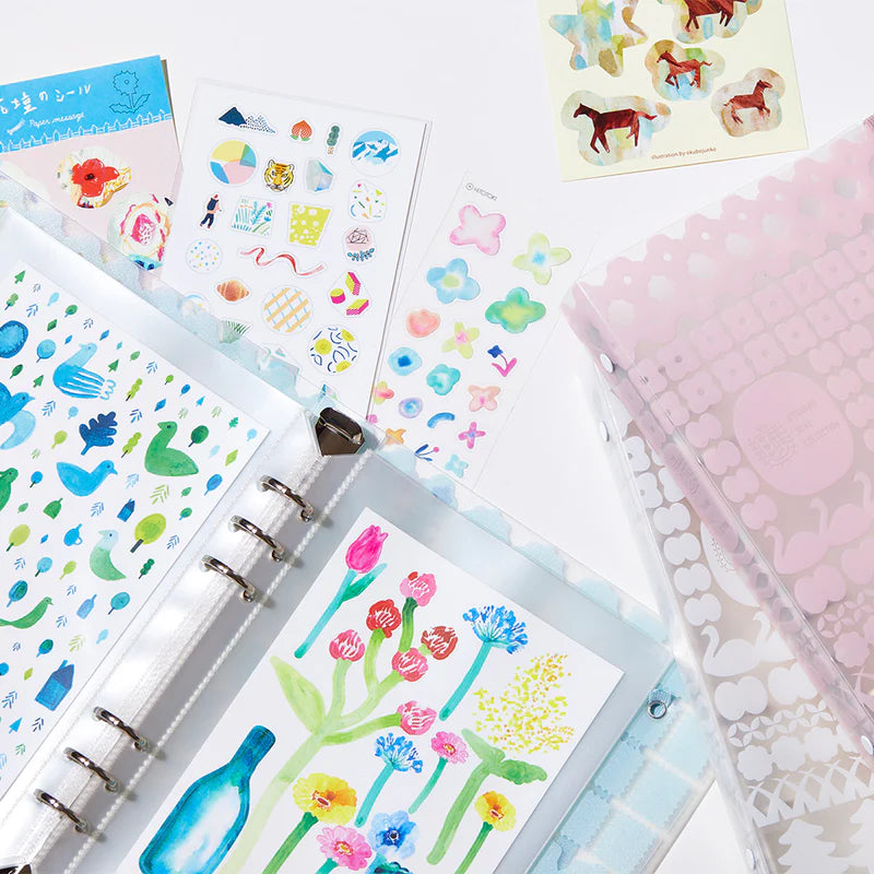 OTONA Sticker File Pocket Refills for Cards (6-hole)