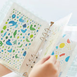 OTONA Sticker File Pocket Refills for Cards (6-hole)