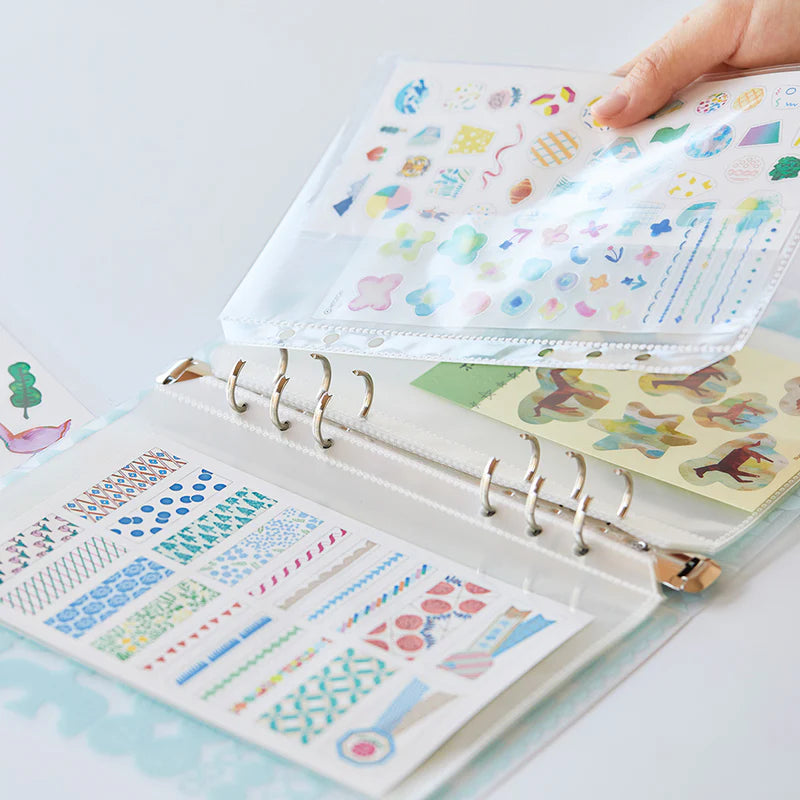 OTONA Sticker File Pocket Refills for Cards (6-hole)