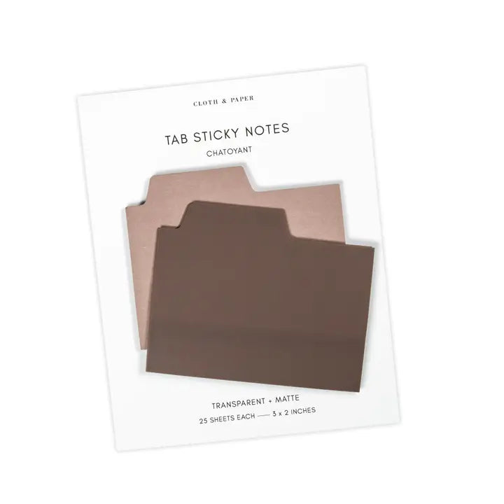 Blank Tab Sticky Note Set | Chatoyant