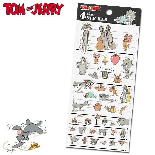 Pegatinas de personajes de Tom y Jerry