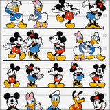 Pegatina de Mickey Mouse y sus amigos