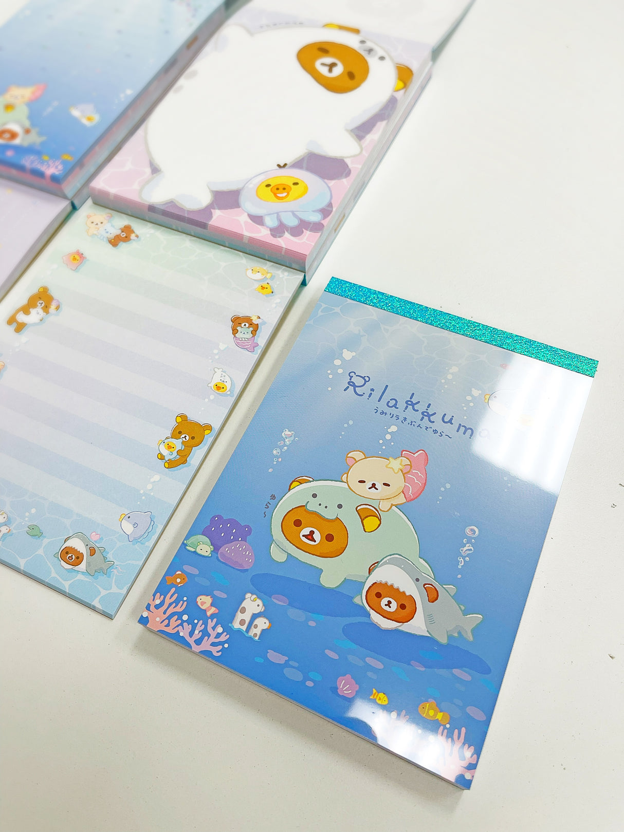 Libreta de notas tamaño A6 con diseño de Rilakkuma para fiestas de disfraces en el océano 