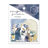 Mignon Feuille Sticker Flakes - Moon